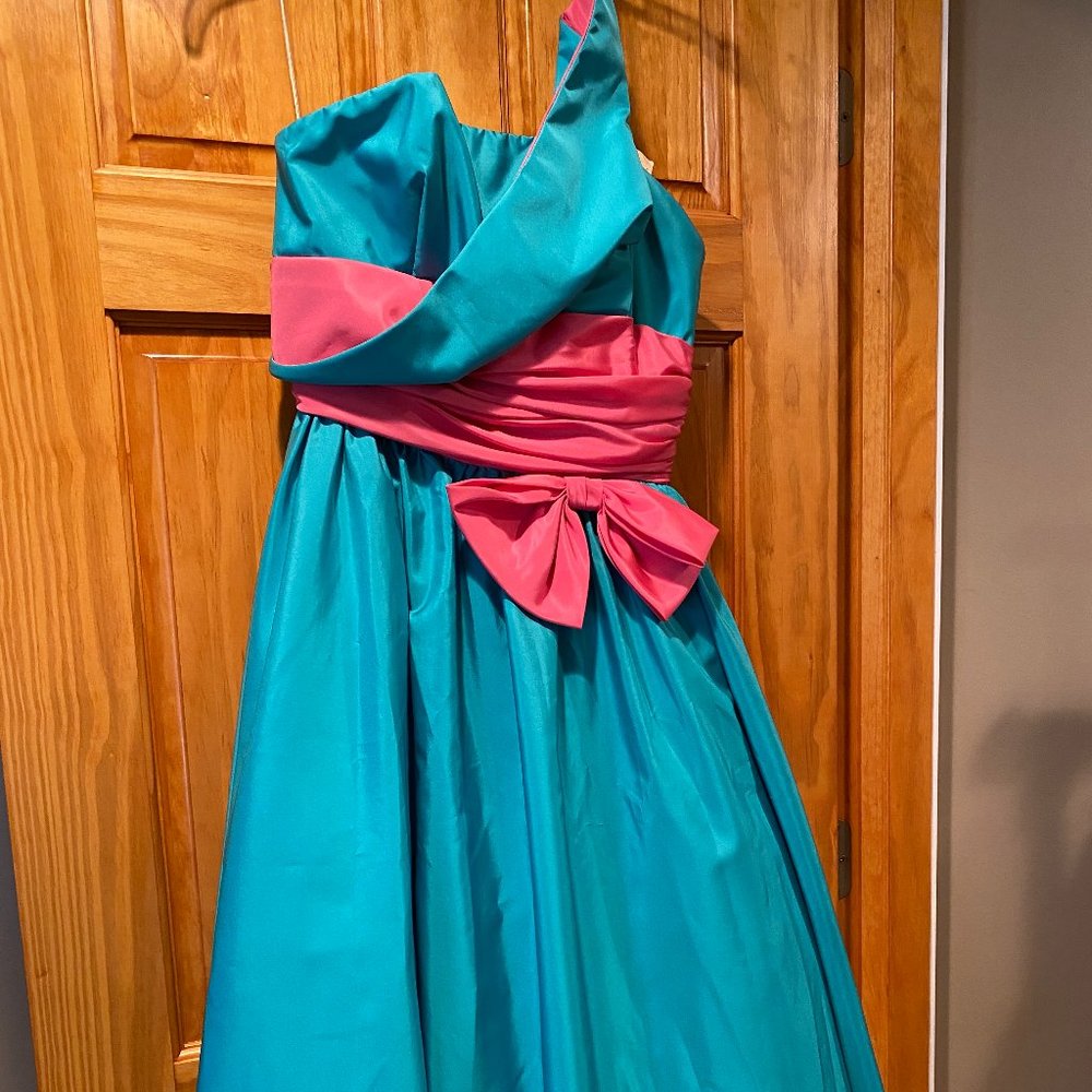 Mike Benet Formals vintage strapless cocktail dress - 25" waist